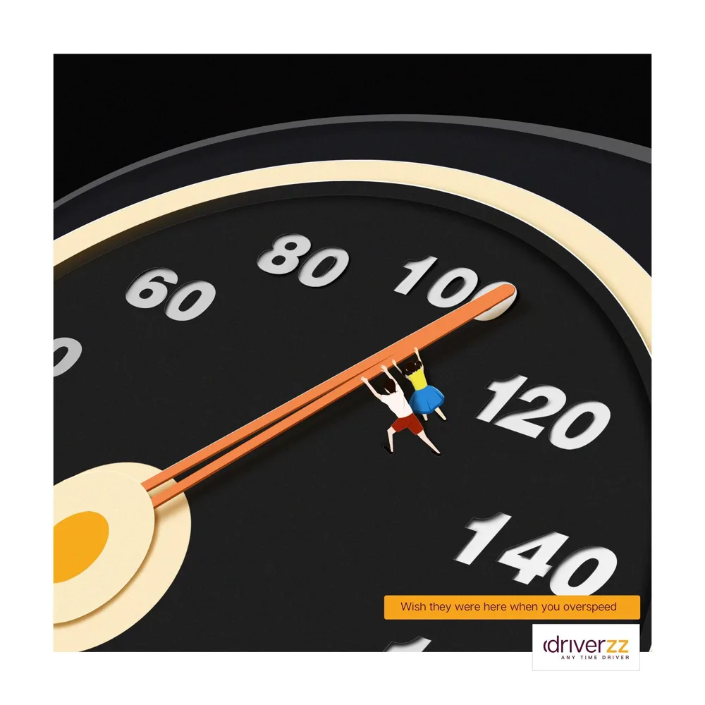 Driverzz print ad: Over Speed