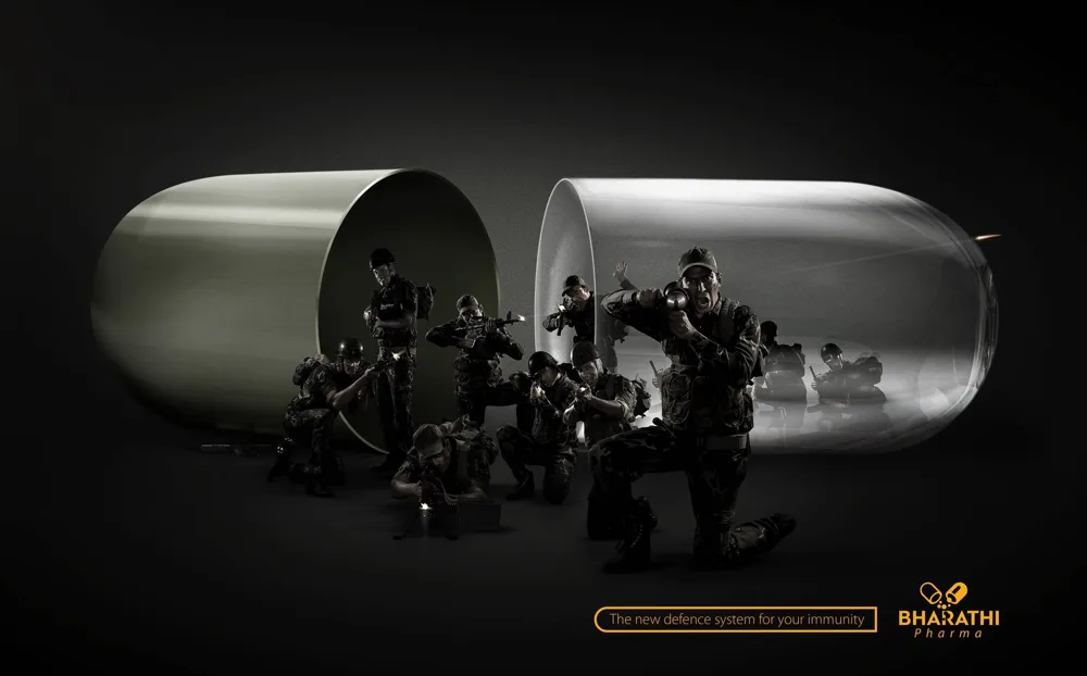 Bharathi Pharma print ad: Pharma 2