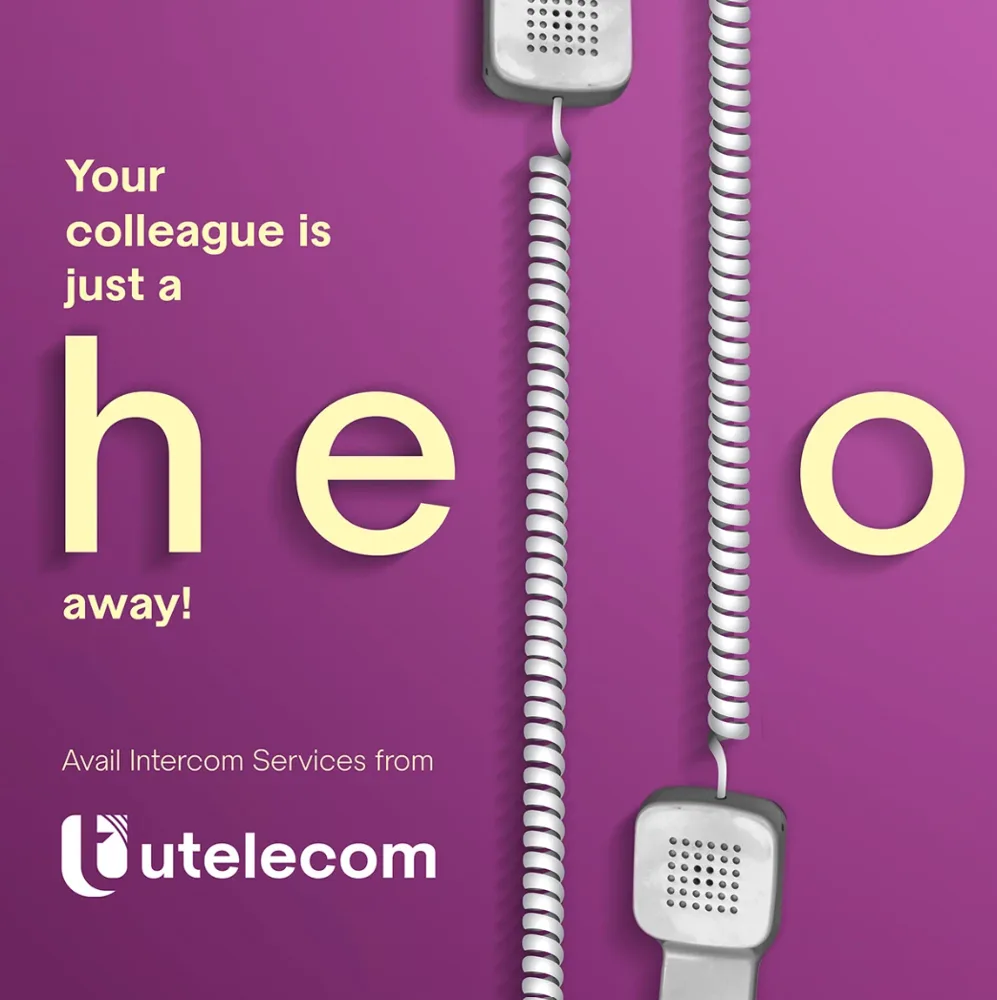 utelecom — Your colleague is just a hello away.